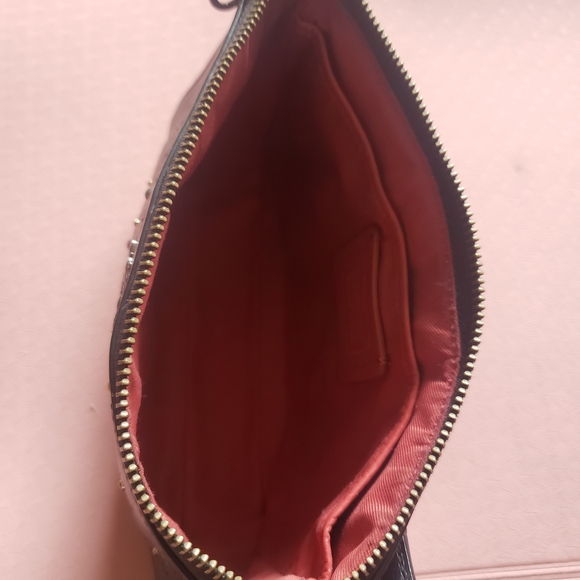 Coach Nolita 22 With Cut Out Tea Rose - with Gunmetal Chain - Picture 9 of 14